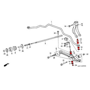 RoadNutz Poly Front Drop Links for Honda Accord 2.0 EX/EXi +Aero (CA5) 1986-1990 #2